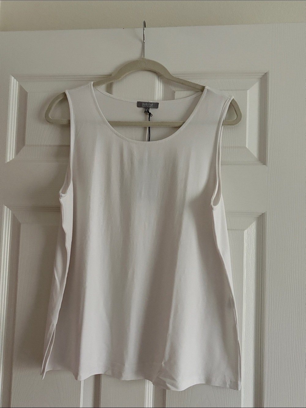 Habitat Classic White Scoop Neck Tank
